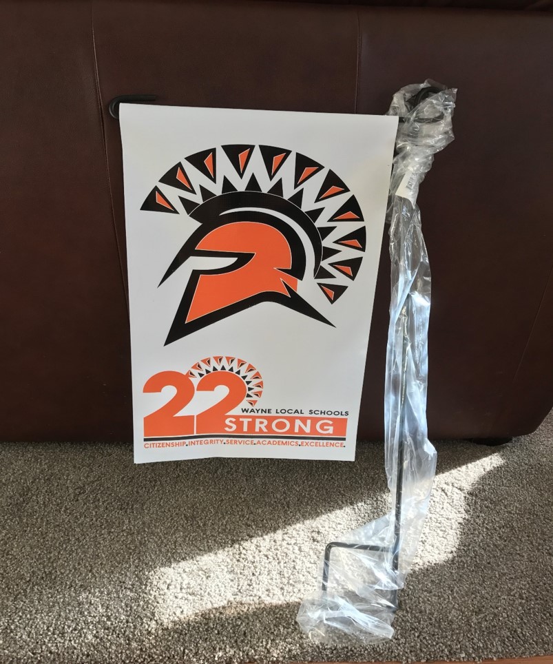 spartan garden flag